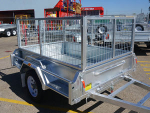 8X6 SINGLE AXLE TRAILER ATM 750KG (300MM SIDE) $2200