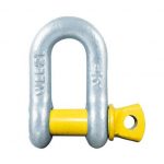 DEE SHACKLE RATED 0.75T 8MM