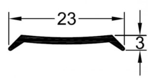 glazing channel rubber