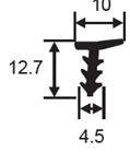 glazing channel rubber