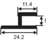 glazing channel rubber