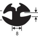 glazing channel rubber