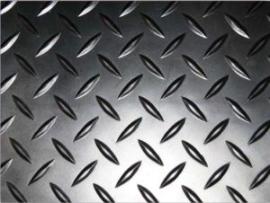 Checkerplate rubber matting