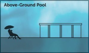above ground pool