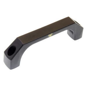 PLASTIC GRAB HANDLE 150MM CENTER TO CENTER BLACK - $7.85