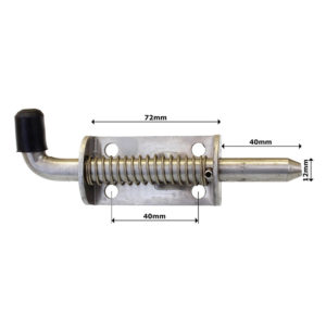 MEDIUM STAINLESS STEEL SPRING BOLT 304 GRADE -$25.64