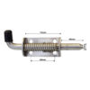 MEDIUM STAINLESS STEEL SPRING BOLT 304 GRADE -$25.64