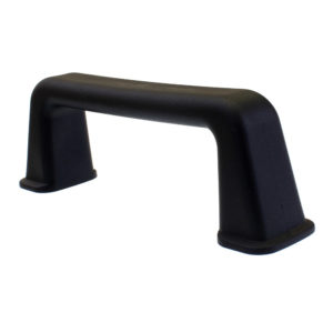 BLACK PLASTIC HANDLE BLIND MOUNT M6 THREAD 132MM HOLE 160MM - $4.52