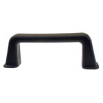 BLACK PLASTIC HANDLE BLIND MOUNT M6 THREAD 132MM HOLE 160MM - $4.52