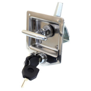 DROP 'T' HANDLE ZINC PLATED 3 POINT TONGUE - $31.15