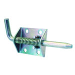 ZINC PLATE SMALL 4 HOLE 135MM SPRING BOLT - $8.27
