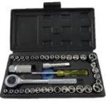 Drive SAE/ Metric 40pce 1/4 & 3/8" Socket Set - $12.95