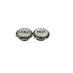 Mildon Standard Tap Handle Button (Hot & Cold) Chrome