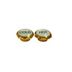 Mildon Standard Tap Handle Button (Hot & Cold) Gold