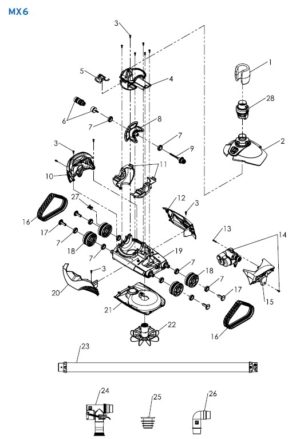 2 TRACKS SUITABLE FOR MX8 MX6 AX10