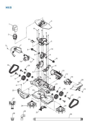 2 TRACKS SUITABLE FOR MX8 MX6 AX10