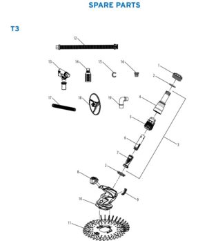 QUICK RELEASE WHEEL DEFLECTOR ASSY SUITS T3