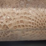 Table Cover Lace Waterproof Beige 1370mm