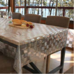 Table Cover Frosted Squares 1370mm