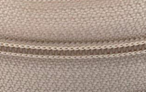 Zip No.4 Spiral Chain Beige